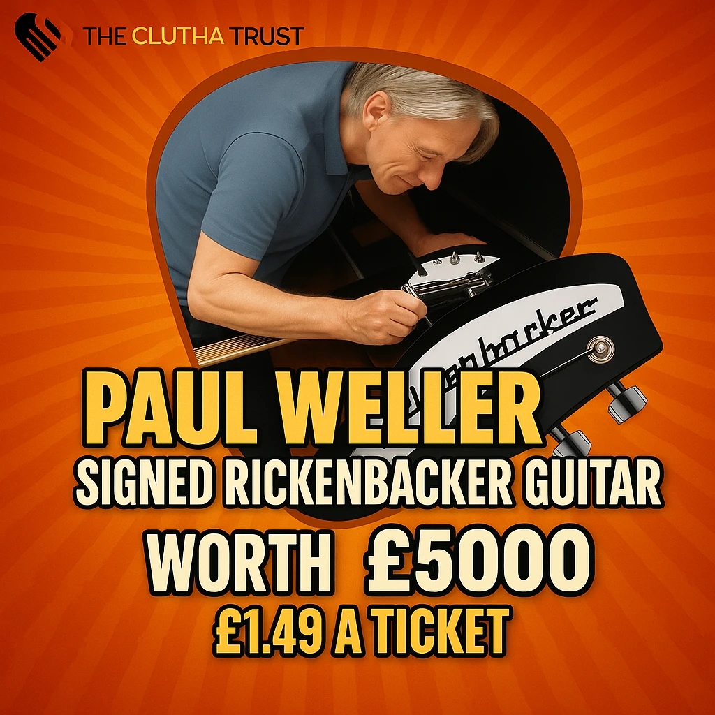 win a paul weller signed rickenbacker guitar